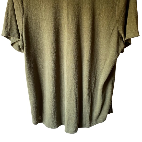 Gap Men’s Short Sleeve Crew-neck Sweat T-shirt Green Size XL - Picture 8 of 14
